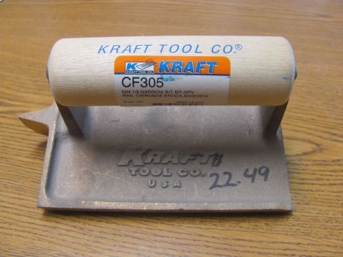 Kraft Tool Co. 6&#034; x 4-1/2&#034; Narrow Bit Bronze Groove CF305