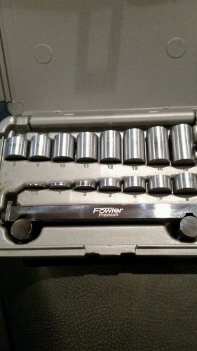 Fowler Tools Premium Sine Bar Set Kit with degree discs NICE 52-455-050-0