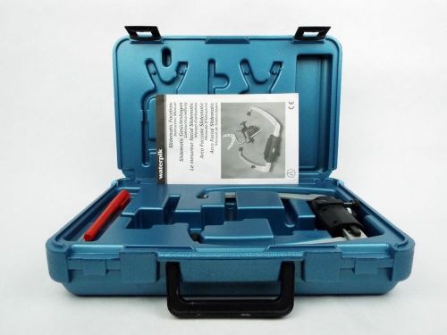 !A! Denar Slidematic 200011-6 Dental Lab Articulation Facebow w/ Storage Case
