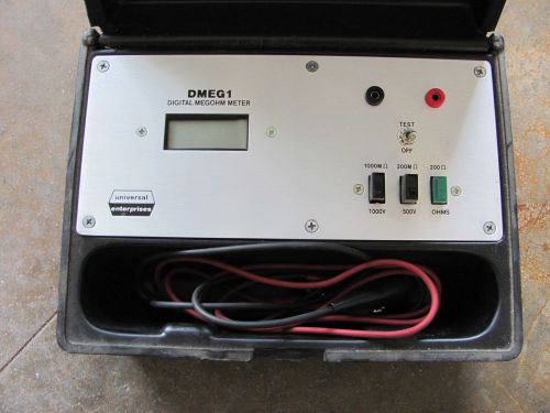 Uei universal ent. dmeg1 us made megaohm megohm meter electrician electric tool for sale