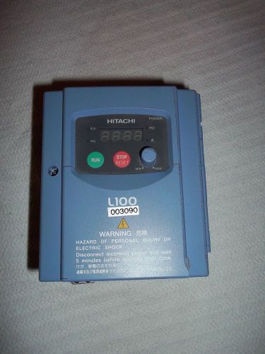 HITACHI  L100-004NFU2 SERIES VARIABLE SPEED INVERTER, 1/2 HP 100-120 V 200-240 V