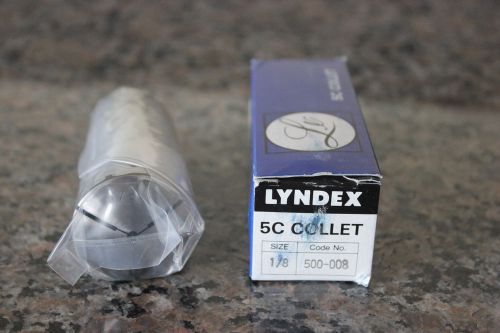 Brand new - lyndex 5c collet - size 1/8&#034;, 500-008 for sale