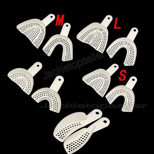 100* new dental disposable impression trays autoclavable all types free shipping for sale