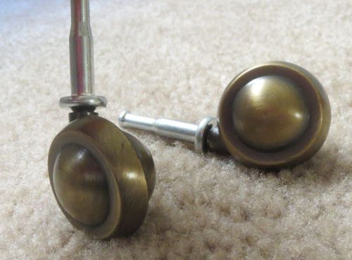 dw 1-1/2 &#034; (38mm) metal ball caster, Antique Copper, Stem Swivel, set of 4 pcs