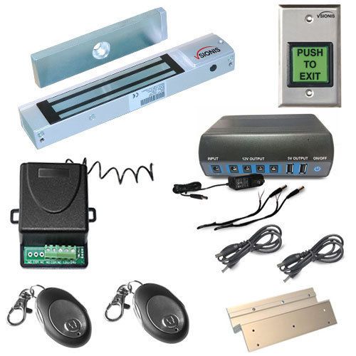 Fpc-5215-vs battery backup inswinging door access 300lb electromagnetic lock kit for sale