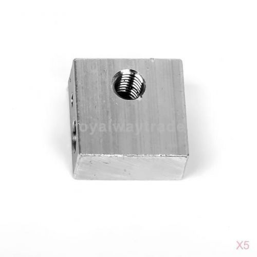 5 Heater Heating Block with M6 M3 Thread Nozzle for Makerbot 3D Printer Extruder