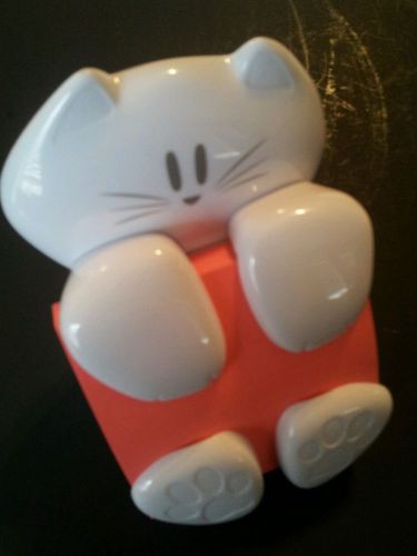 Genuine post it pop up note dispenser 3 x 3 inches cat figure cat- new for sale