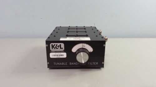 K&amp;L 3BT-750/1500-5-N/N Tunable Bandpass Filter: 750 to 1500MHz, Type N