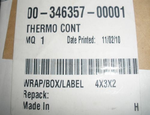 Vulcan hart thermo cont part # 346357-00001 safety for sale