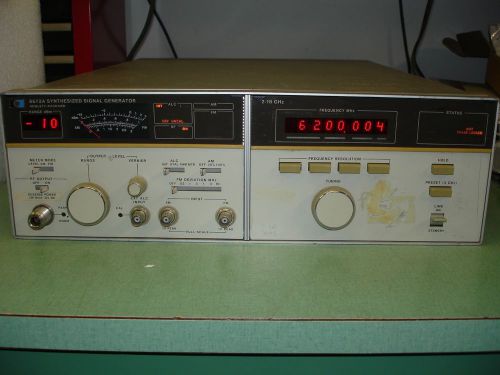 HP AGILENT 8672A SYNTHESIZED SIGNAL GENERATOR 2GHz-18GHz