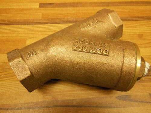 1 1/2&#034; f150 keckley 200 wog swing check valve brass bronze? for sale
