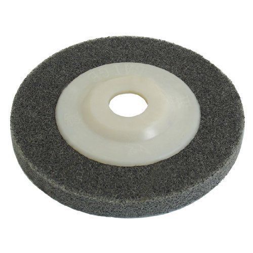 4&#034; Outer Diameter Fiber Polishing Wheel Sanding Disc Gray White for Metal New