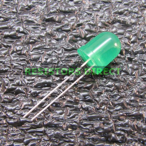 5pcs Round 10mm Green LED Diffused Lens 1500 MCD Ham Radio USA Seller 5x BG15