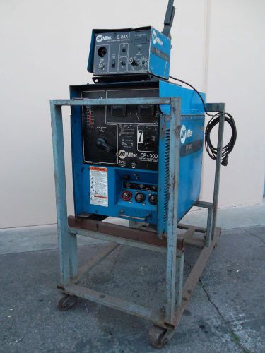 Miller cp-300 welder power supply and 22a wire feeder for sale