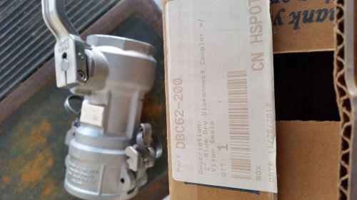 Dry Break Cam/Groove Dry Disconnect Coupling DBC62-200