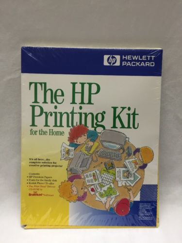 Hewlett Packard The HP Printing Kit For The Home Includes CD Rom. NEW+