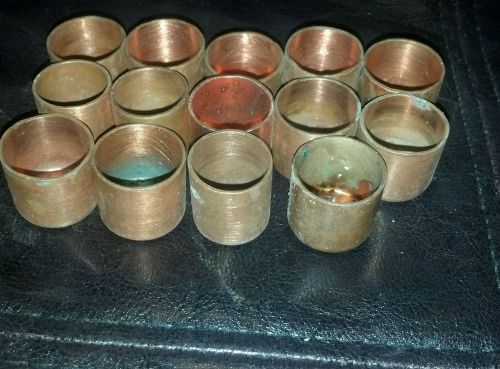 Lot of 15 3/4 inch copper caps