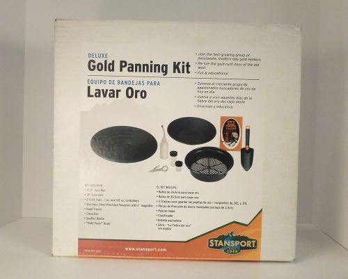 Stansport #602 Deluxe Gold Panning Kit Lavar Oro NEW IN BOX!
