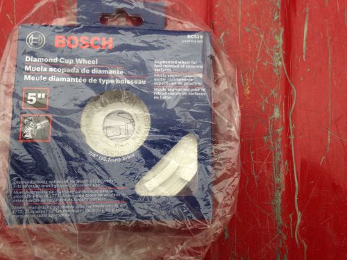 Bosch Dc510 5&#034; Diamond Cup Wheel