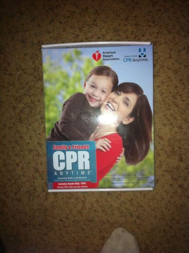 Family &amp; Friends CPR Anytime Kit. AHA,  Video, blow up mannekin