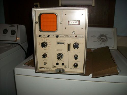 Vintage Portable Singer Panoramic Universal Spectrum Analyzer Model TA-2