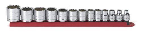 GearWrench 80561 13 Piece 3/8-Inch Drive 12 Point Standard SAE Socket Set