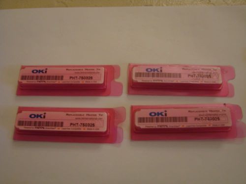 New In Package OKI Metcal Heater Tips PHT-752035 (QTY 2) &amp; PHT750325 (QTY 2)