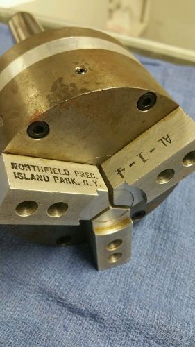 Northfield 4&#034; Air Chuck #4 Morse Taper and Lots of jaws!