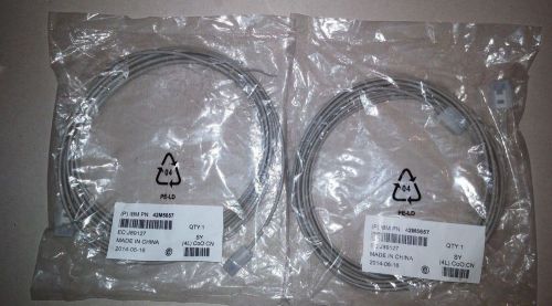 IBM Cash Drawer Cable 42M5657 For Cash Register - (Lot of 2)-