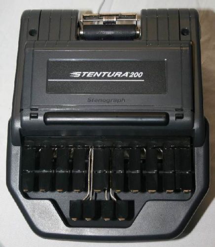 Stenograph Stentura 200 shorthand machine.  Stenograph Reporter.
