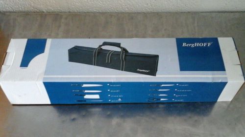 Berghoff Knife Set with Roll Bag - 9 Piece - Stainless Steel Kitchen Chef Tools