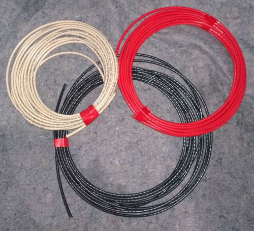 115&#039; CEERO 6 awg copper wire THHN THWN-2 MTW AWM GR2 T90 UL red white &amp; black