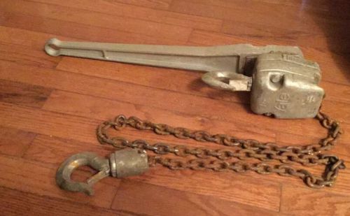 1- used yale 3/4 ton hoist lever lifting chain 5’ for sale