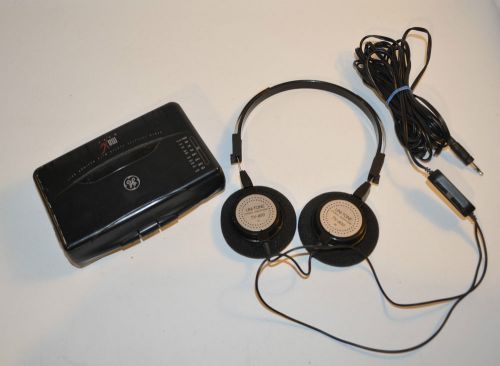 General Electric Walkman AM/FM Cassette Player Model 3-5468A with Headphone