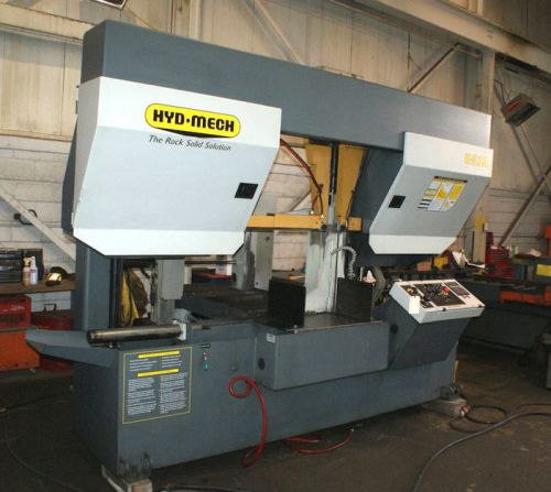 USED HYD-MECH FULLY AUTOMATIC DUAL POST BANDSAW HYDMECH H-22A PRISTINE CONDITION