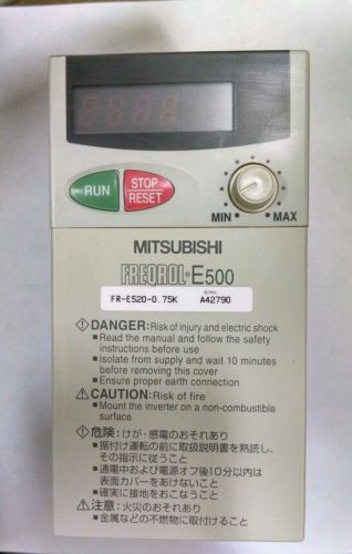 MITSUBISHI FR-E520-0.75K INVERTER (USA SELLER)