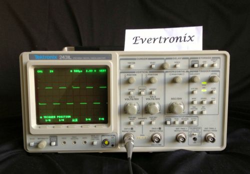 Tektronix 2431l 2 channel 250ms/s digital oscilloscope for sale