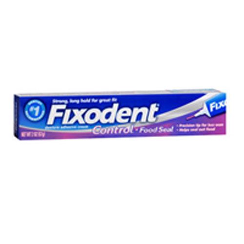 Fixodent denture adhesive cream control 2 oz for sale