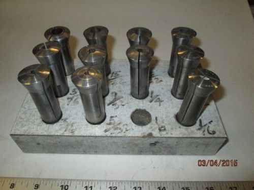 MACHINIST TOOL LATHE MILL Lot of Hardinge and Gorton 4 NS  Machinist Collets