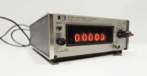 Hewlett-Packard (HP) 5321B 10Mz (1 Hz to 10 MHz) 5-digit Electronic Counter