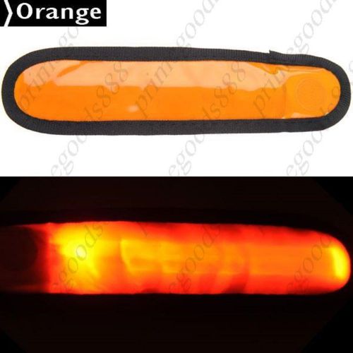 Runner LED Armlet Luminous Reflective Armband for Safety Rave Club Light Orange