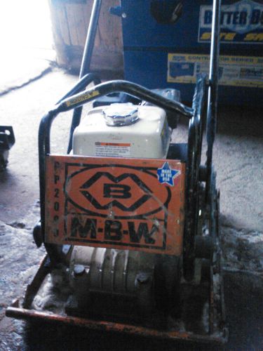 MBW GP2000 Plate compactor with Honda GX160 motor