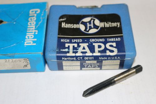 New hanson whitney greenfield 5/16-18 nc gh-3 h3 3fl oxide spiral point plug tap for sale