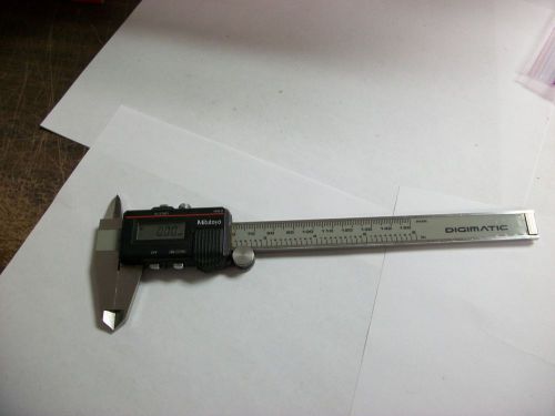 USED MITUTOYO DIGIMATIC CALIPER MODEL CD 6&#034; P