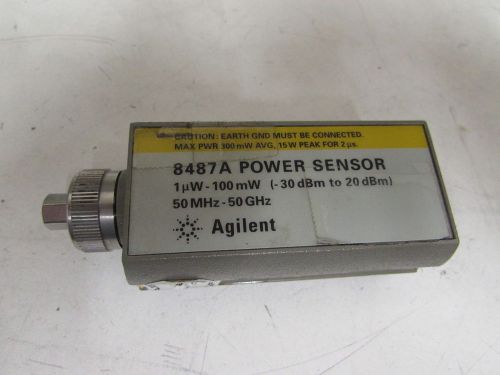 Agilent/keysight 8487a power sensor, 50 mhz to 50 ghz, -30 to +20 dbm #2, read for sale
