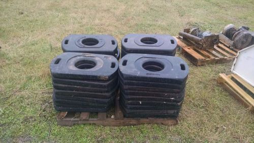 30 LB Cone Weights Rectangular