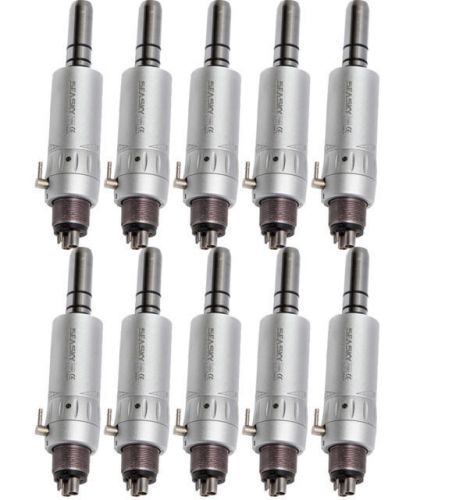 10x NSK Style Dental Low Speed Air Motor Handpiece 4-H Fit E-type Contra Angle