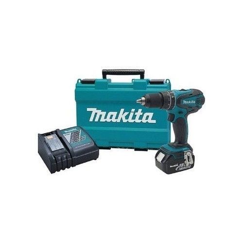 Makita 18V LXT Lithium-Ion Cordless 1/2-Inch Hammer Driver-Drill Kit Battery