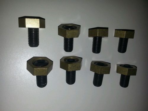 8 pc. mitee-bite 1/2-13 original fixture workholding clamps for sale