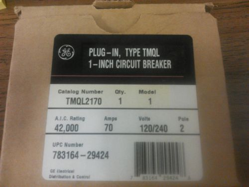 Tmql2170 gecircuit breaker for sale